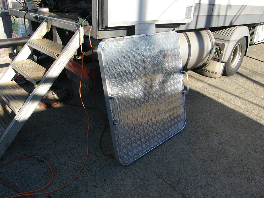 Completed tank lid prior to fitting to vessel.
